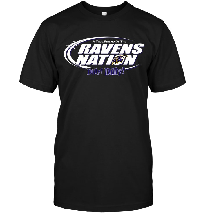 Baltimore Ravens "true Friend Of The Ravens Nation" T-Shirt